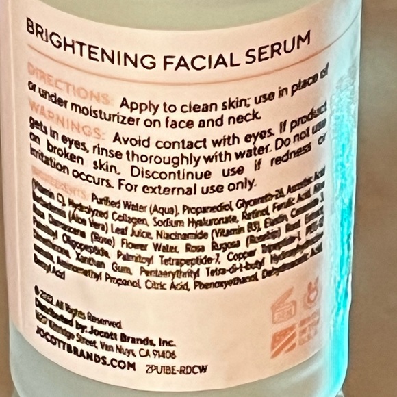NATURE LOVE BRIGHTENING Vitamin C+ Ferulic Acid facial serum 2 fl oz. New - Picture 3 of 4